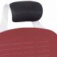 RESEALED - Adjustable and rotating desk chair made of eco leather OFF 904 dark red