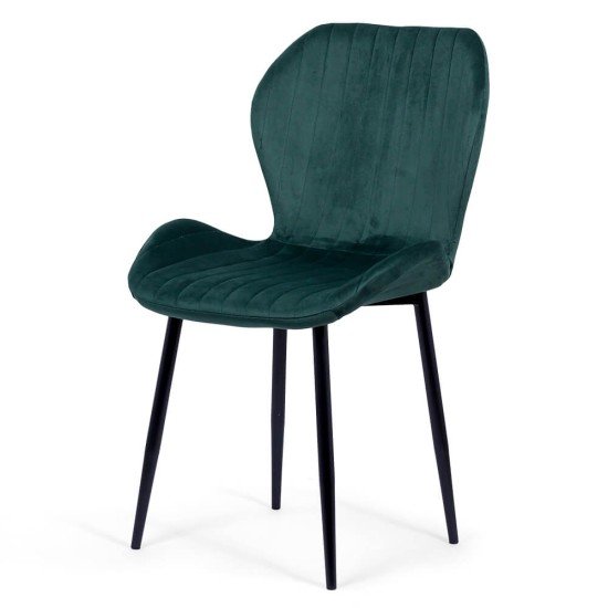 RESIGILAT - Scaun living din catifea BUC 248U verde