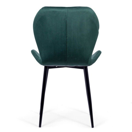 RESIGILAT - Scaun living din catifea BUC 248U verde