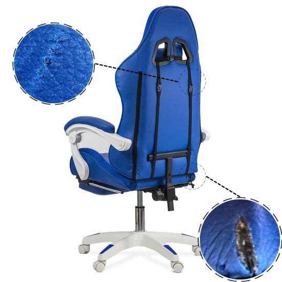 RESEALED - GAMING CHAIR WITH RGB LIGHTING OFF 298 BLUE