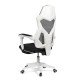 RESEALED - Ergonomic gaming chair with footrest OFF 424 white