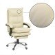 Scaun directorial cu suport de picioare si recliner OFF 419 crem Scaun directorial cu suport de picioare si recliner OFF 419 crem