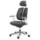 RESIGILAT - Scaun ergonomic multifunctional cu brate reglabile SYYT 9505 gri