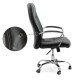 RESIGILAT - Scaun de birou cu brate metalice tapitate OFF 324 negru RESIGILAT - Scaun de birou cu brate metalice tapitate OFF 324 negru