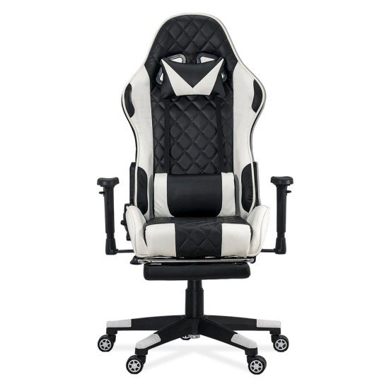 RESEALED - OFF 307 white eco-leather gaming chair