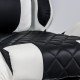 RESEALED - OFF 307 white eco-leather gaming chair