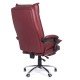 RESEALED - Executive chair with footrest and recliner OFF 419 burgundy