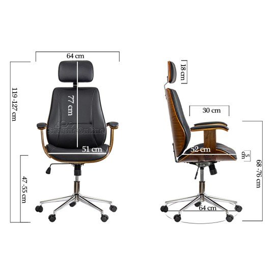 RESEALED - Office chair OFF 1606 black
