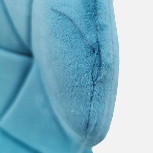 RESIGILAT - Scaun de birou din catifea OFF 334 turcoaz