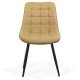 RESEALED - Living room chair made of eco-leather BUC 206P beige