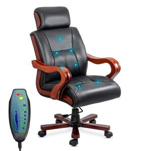 RESIGILAT - Scaun directorial cu masaj OFF 1662 negru