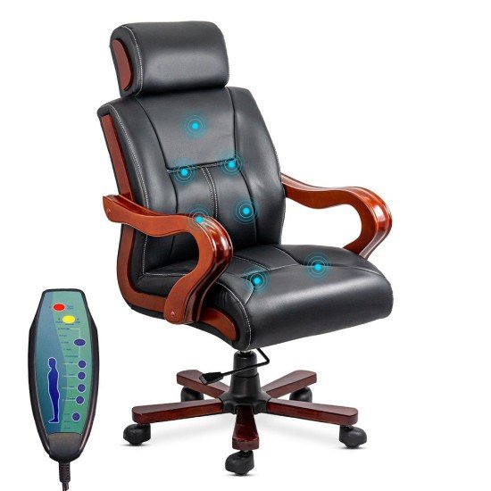 RESIGILAT - Scaun directorial cu masaj OFF 1662 negru