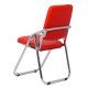 RESEALED - Folding chair made of eco-leather HRC 609 red
