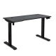 RESIGILAT - Birou electric ajustabil pe inaltime cu textura de carbon neagra OFF 990