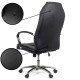 RESEALED - Executive chair with springs, resistant to 150 kg, OFF 313, black
