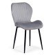 RESEALED - Velvet living room chairs BUC 248U grey
