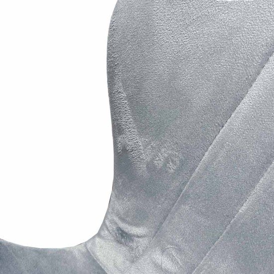 RESEALED - Velvet living room chairs BUC 248U grey