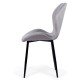 RESEALED - Velvet living room chairs BUC 248U grey