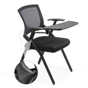 RESIGILAT - Scaun conferinta pliabil si masuta rabatabila HRC 603 negru