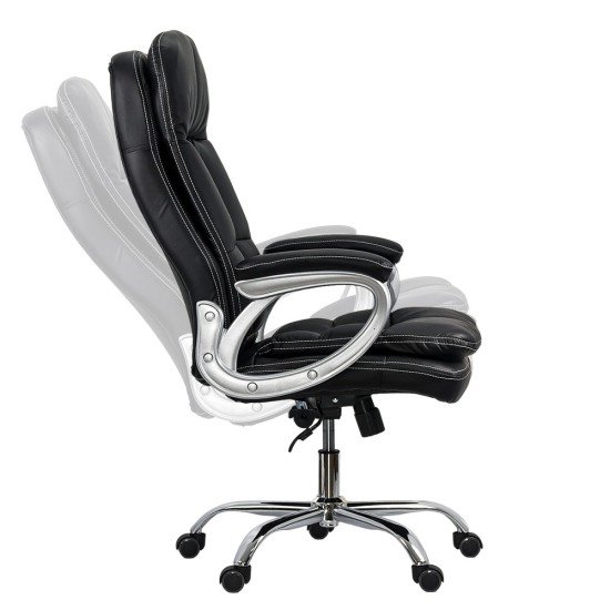 RESIGILAT - Scaun directorial rezistent 200 kg OFF 799 negru