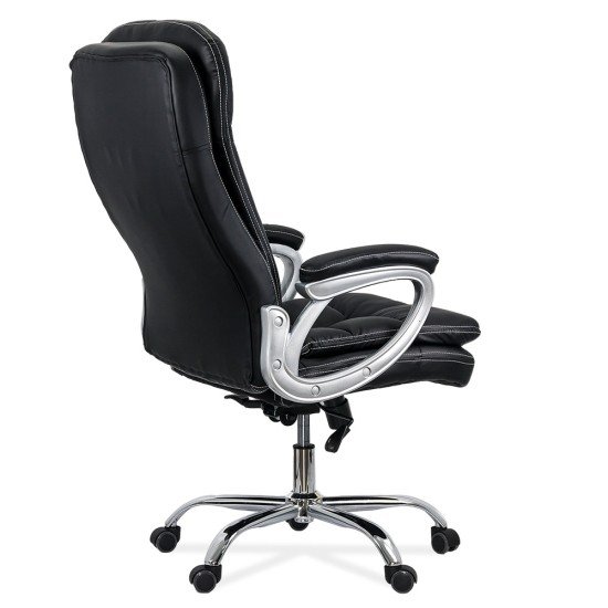 RESIGILAT - Scaun directorial rezistent 200 kg OFF 799 negru