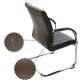 RESIGELAT - OFF 8116 brown eco leather meeting and visitor room chair