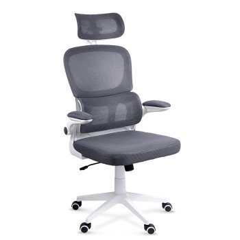 RESIGILAT - Scaun ergonomic cu tetiera reglabila OFF 432 gri