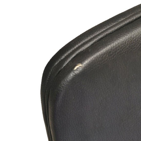 RESEALED - Folding chair made of eco-leather HRC 609 black