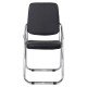 RESEALED - Folding chair made of eco-leather HRC 609 black