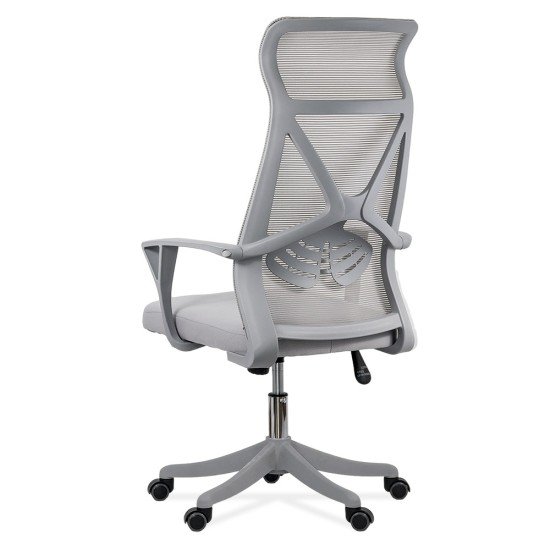 RESIGILAT - Scaun de birou din mesh OFF 431 gri deschis