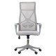 RESIGILAT - Scaun de birou din mesh OFF 431 gri deschis