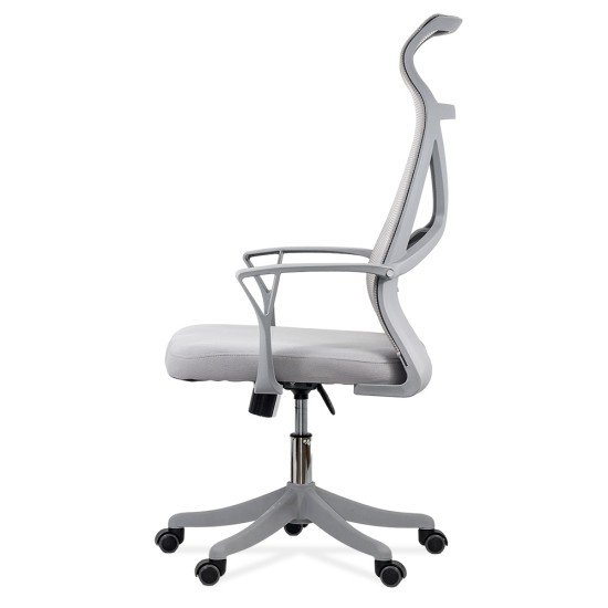 RESIGILAT - Scaun de birou din mesh OFF 431 gri deschis