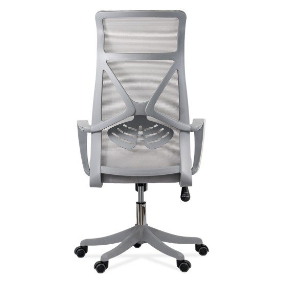 RESIGILAT - Scaun de birou din mesh OFF 431 gri deschis