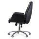 RESIGILAT - Scaun de birou din piele ecologica REZISTENT 200 KG OFF 800 negru