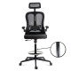 RESEALED - Ergonomic mesh work chair OFF 650 black