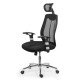 Scaun de birou OFF 988 negru din mesh si tetiera Scaun de birou OFF 988 negru din mesh si tetiera