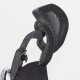 Scaun de birou OFF 988 negru din mesh si tetiera Scaun de birou OFF 988 negru din mesh si tetiera