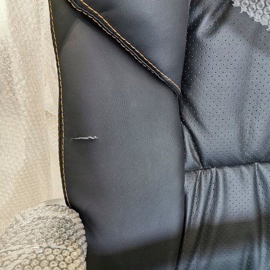 Scaun de birou cu masaj si spatar rabatabil Scaun de birou cu masaj si spatar rabatabil