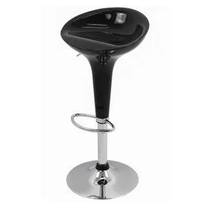 Scaun bar reglabil ABS 101 negru