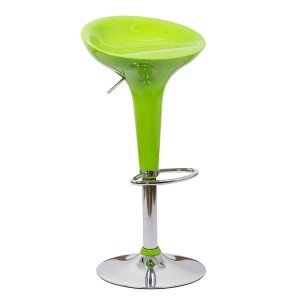 Scaun bar, înălțime reglabilă, rotativ, suport picioare, plastic ABS, verde, ABS 101 Scaun bar, înălțime reglabilă, rotativ, suport picioare, plastic ABS, verde, ABS 101