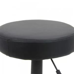 Scaun de birou operativ, înălțime reglabilă, rotativ, piele ecologica, negru, ABS 102