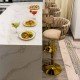 ABS velvet bar stool 118 beige