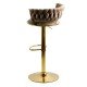 Scaun bar catifea ABS 118 bej