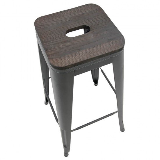 bar stools ABS 124 grey