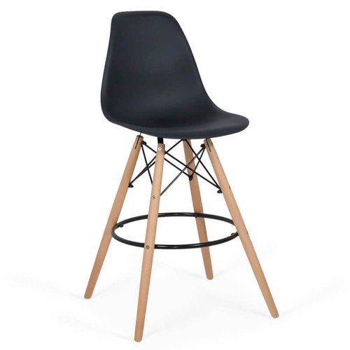 Scaun de bar abs 139 negru