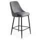 Gray bar stool, fixed, classic, modern ABS 143 Gray bar stool, fixed, classic, modern ABS 143