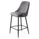 Scaun de bar gri, fix, clasic, modern ABS 143