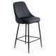 Scaun de bar negru, fix, clasic, modern ABS 143 Scaun de bar negru, fix, clasic, modern ABS 143