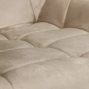 Scaun bar reglabil pe înălțime, rotativ, suport picioare, catifea, bej, ABS 145