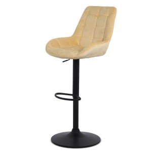 Scaun bar tapitat ABS 145 crem Scaun bar tapitat ABS 145 crem